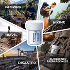Aquatabs Water Purification Tablets, 397mg 100 Pack, Camping & Emergency
