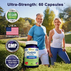 aSquared Nutrition CoQ10 200mg - 60 Capsules - CO Q 10 Supplement - Coenzyme Q10 Ubiquinone Pills - Vegan CoQ-10 Extra Antioxidant Vitamin - Alternative to Softgels & Gummies