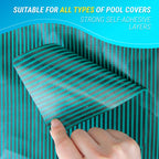 Pool Patch Repair Kit, Pool Cover Patch, 4x8 inch Self Adhesive Vinyl (PVH), Swimming Pool Patch Repair Kit, 6 Pack