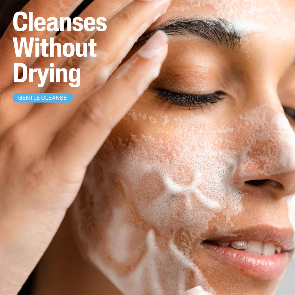 Cetaphil Oil Free Gentle Foaming Cleanser For Dry to Normal, Sensitive Skin, 8oz Pack of 2, Made with Glycerin and Vitamins B5 and E, Dermatologist Tested, Hypoallergenic, Soap and Fragrance Free