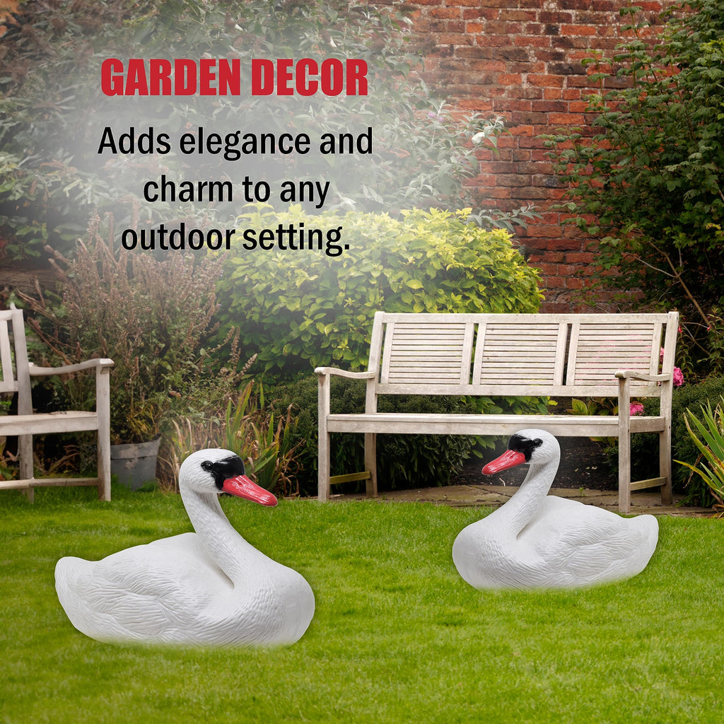 Swan Decoys for Geese | Floating Swan Decoy for Pool, Pond & Lake