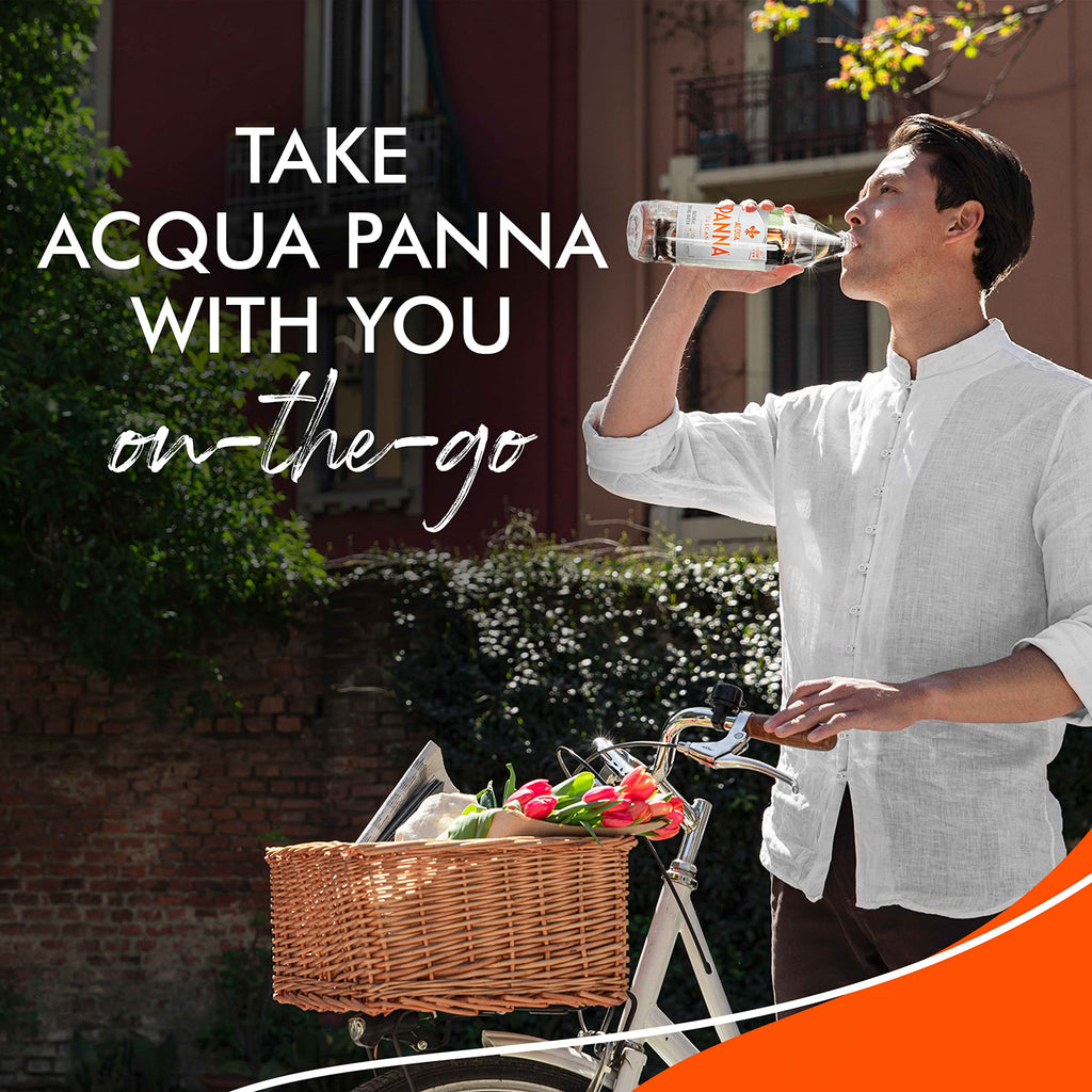 Acqua Panna Natural Spring Water, Plastic Water Bottles (12 Count) 405.6 fl oz
