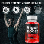 (2 Pack) Vigor Boost Gummies for Men, VigorBoost Male Support Gummys with Natural Ingredients, Advanced Vigor Boost Maximum Strength Premium Vitamin Gummy for Men's Health and Wellness (120 Gummies)