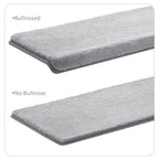 PURE ERA Carpet Stair Treads Ultra Plush 9.5" X 30"Soft Bullnose Indoor Stair Protectors Pet-Friendly Non-Slip Skid Resistant Tape Free Washable Reusable(2 Pieces,Gray)