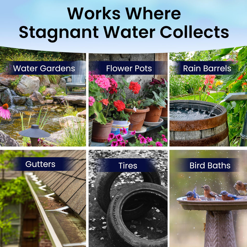 MICROBE-LIFT BMC Biological Mosquito Control, Liquid Treatment for Medium-Sized Decorative Water Gardens Up to 2,000 Gallons, Fountains and Ponds, 2 Fluid Ounces