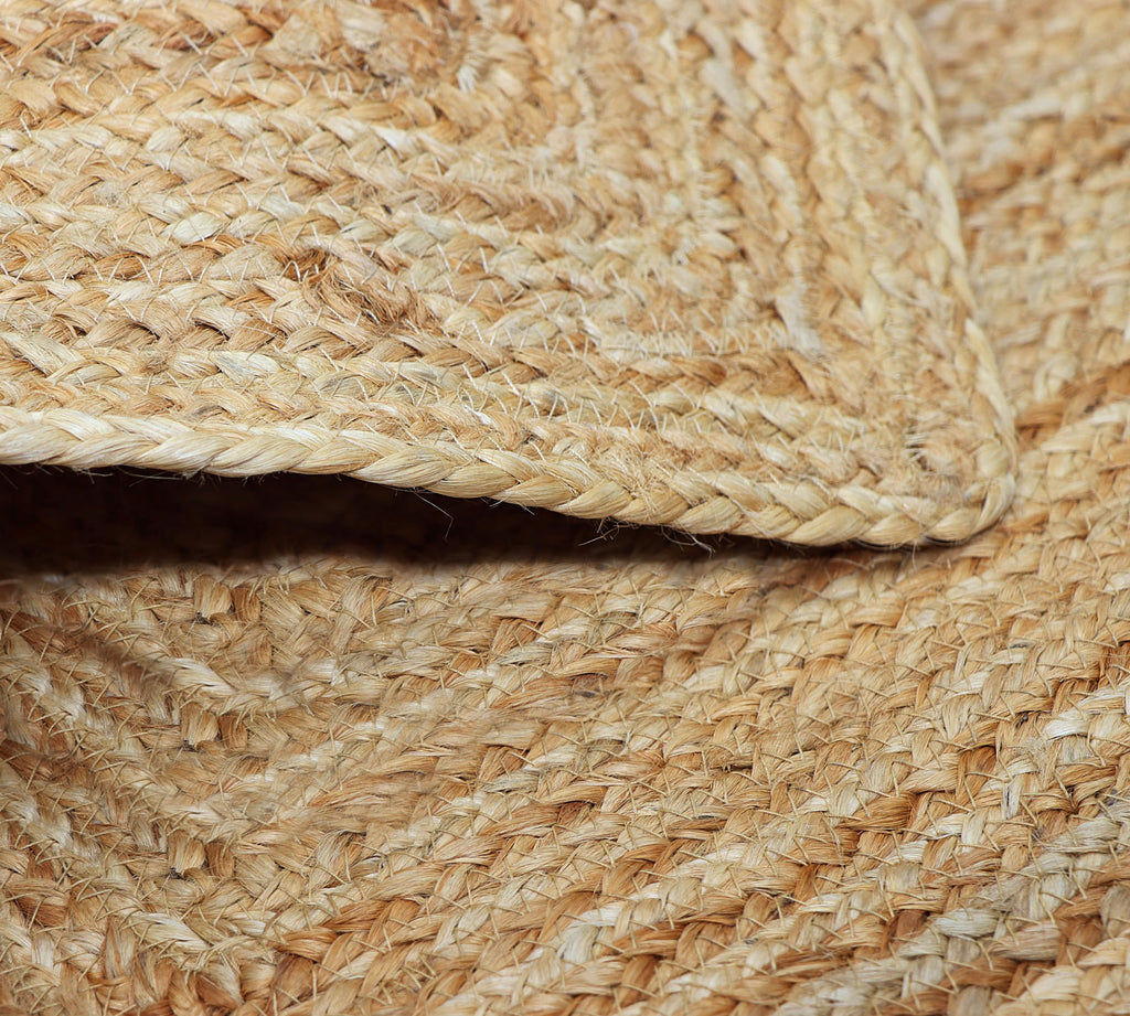 COTTON CRAFT Jute Braided Table Runner - 13x36 inches Natural Table Runner
