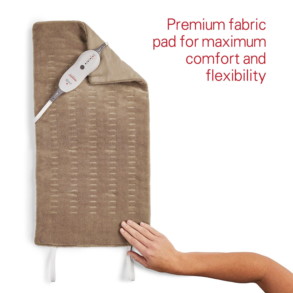 Sunbeam Premium Sunbeam Heating Pad with Compact Storage King Size Beige
