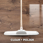 Quick Shine Ultimate Gold Clean + Polish Mop Kit | All-in-One 9 Pc Kit w/Interchangeable Attachments | No Batteries Needed | Pro Cleaning System for All Floor Types | 2-in-1 Mop