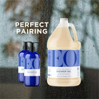 EO Shower Gel Body Wash, 16 Ounce (Pack of 2), Lavender, Organic Plant-Based Skin Conditioning Cleanser with Pure Essentials Oils