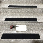 COSIMIXO 12" x 35Ft Heavy Duty Anti Slip Tape,Best 80grit Friction,Grip,Abrasive for Stairs Outdoor/Indoor,Skateboard Grip Tape Safety Non Skid Tread Staircases Anti-Slip Traction Tape Black