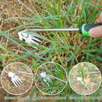 JXWENBYX Weed Puller Tool, 4 Pack Stainless Steel Weed Remover Tool, Portable Weeding Tools Gardening, Crack Weeder Tool, Uprooting Weeding Tool for Backyard Farm Planting