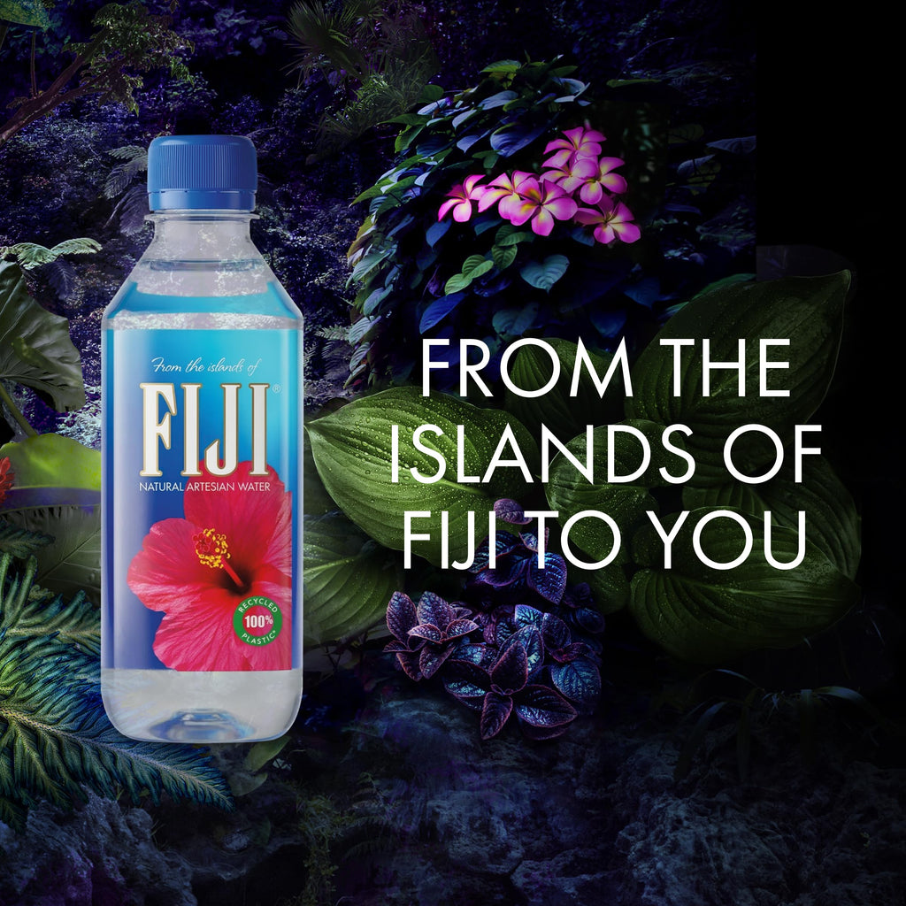 FIJI Natural Artesian Bottled Water 330mL / 11.15 Fl Ounce (Pack of 24)