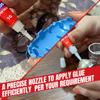 1 Gram (Pack of 24) Single Use Super Glue All Purpose - Superglue - Ca Glue Thick & Strong Adhesive for DIY Craft, Ceramics, Frame, Leather, Metal Etc
