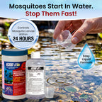 MICROBE-LIFT BMC Biological Mosquito Control, Liquid Treatment for Medium-Sized Decorative Water Gardens Up to 2,000 Gallons, Fountains and Ponds, 6 Fluid Ounces