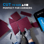 S SATC 6" x 9" Maroon General Purpose Scuff Pads,10 Pack Automotive Pads for Scuffing,Scouring,Sanding,Paint Primer Prep Adhesion Scratch for Automotive Restoration,Handicrafts