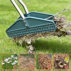 YEELOR Leaf Grabber Rake, 36.6 Inches, 3.3 Pounds（Straight Grip）