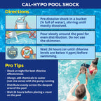 In The Swim Chlorine and Shock Bundle for Sanitizing Swimming Pools – Includes 5 Pound Bucket of 3 Inch Stabilized Chlorine Tablets and 6 x 1 Pound Bags of 68% Cal-Hypo Pool Shock