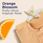 Downy Light Laundry Scent Booster Beads, Orange Blossom Scent, 24.0 OZ, In-wash fabric beads designed to be gentle with a light boost of scent, No Heavy Perfumes