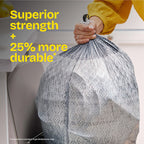 Glad ForceFlex MaxStrength XL Kitchen Trash Bags, 20 Gal, Fresh Clean, 80 Ct (Package May Vary)