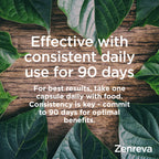 CalmCo Zenreva, Pure Saffron Extract, Non-GMO Vegan Capsules, 30 Count