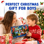 HozHoy Advent Calendar 2026 Kids Boys, 24 Days Toy Cars for Christmas, Blue