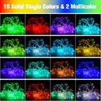 Nazuwke 99Ft LED Rope Lights Outdoor, String Light for Outside Waterproof