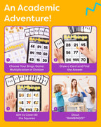 THE BAMBINO TREE Multiplication and Division Facts Bingo Game - 3rd 4th & 5th Grade Educational Math Learning for Classroom & Homeschool