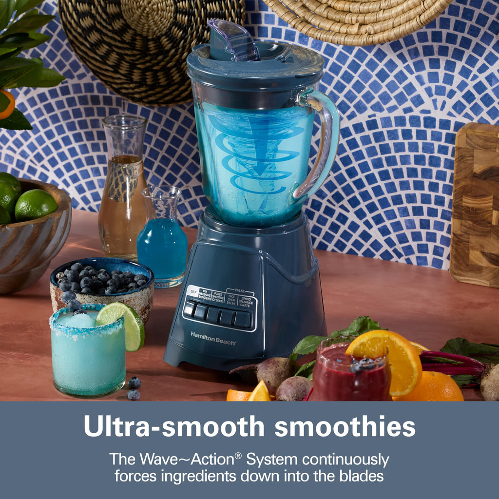 Hamilton Beach Power Elite Blender For Smoothies With Wave Action System