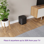 Roku Wireless Bass Pro Subwoofer for Roku Streambar Pro and Wireless Speakers (Renewed)