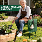 Zelurelle Garden Kneeler and Seat with 2 Tool Pouches for Gardening Work