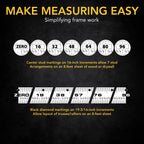 LEXIVON [4-Pack] 25Ft/7.5m AutoLock Tape Measure | 1-Inch Wide Blade with Nylon Coating, Matte Finish White & Yellow Dual Sided Rule Print | Ft/Inch/Fractions/Metric (LX-205X4)