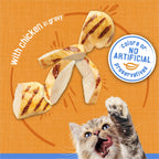 Purina Friskies Wet Cat Food, Shreds With Chicken, (24) 5.5 oz Cans