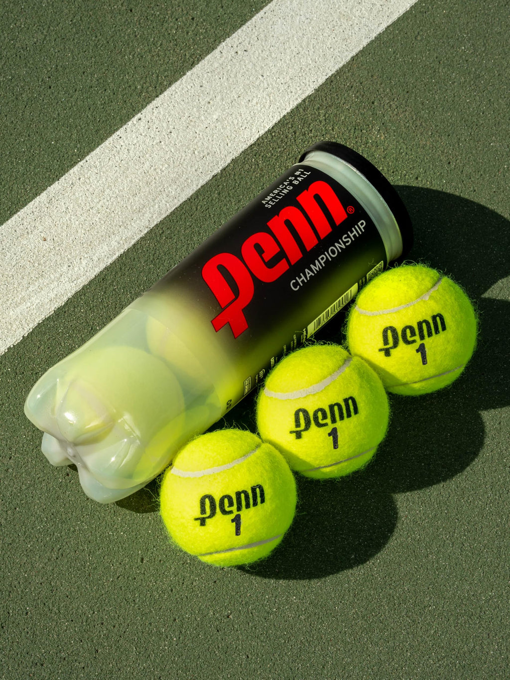 Penn Championship Tennis Balls - Extra Duty, 12 Cans, 36 Balls