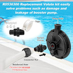 R0536300 Replacement Volute,Compatible with Polaris PB4-60 Booster Pump (Latest Version)