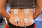 reserv 2" x 2" Premium Re-Usable Self Adhesive Electrode Pads for TENS/EMS Unit, Fabric Backed Pads with Premium Gel (Latex Free) (1 Pack (40 electrodes)