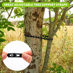 50 FT Chain Lock Tree Ties, 0.5Inch Outdoor Plant Strap for Staking