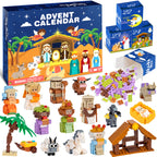Nativity Advent Calendar 2026 Kids – 24 Days Building Blocks Kits Countdown Gifts, Christmas Stocking Stuffer Building Toys for Boys, Girls, Teens & Adults Ages 6+