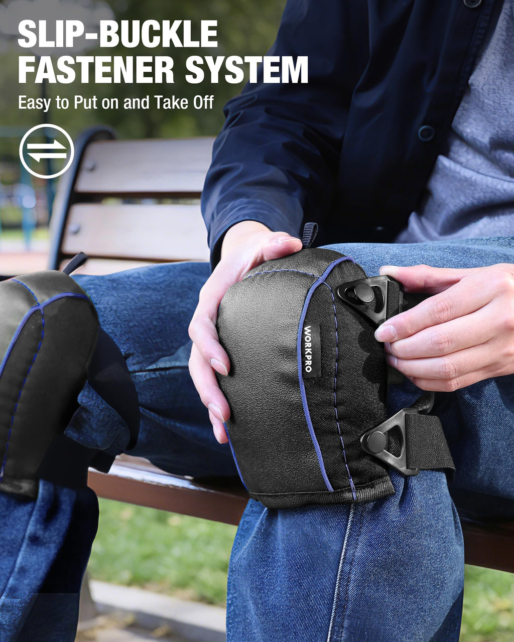WORKPRO Garden Knee Pads For Unisex-Adult