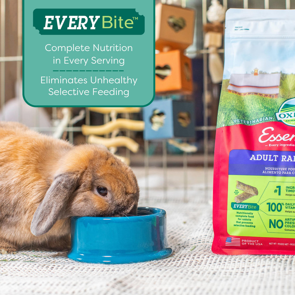 Oxbow Essentials Adult Rabbit Food, Timothy Hay Rabbit Pellets, USA, 10 lb