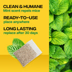 Victor Scent-Away Mouse Repellent Pouches 10-Pack, Natural Rodent Deterrent