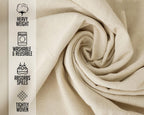 ZUPERIA Canvas Drop Cloth for Painting (Size 5'x20' Feet Pack of 4) Pure Cotton Painters Drop Cloth for Painting, Furniture & Floor Protection, All Purpose Thick Canvas tarp with Double Stitched Edges
