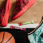 CLIF BLOKS - Black Cherry Flavor with Caffeine - Energy Chews - Non-GMO - Plant Based - Fast Fuel for Cycling and Running - Quick Carbohydrates and Electrolytes - 2.12 oz. (18 Count)