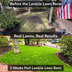 LANDZIE - The Original Lawn Leveling Rake – 36" Steel Handle Yard Leveler, Lawn Level Tool for Creating a Flat Surface - Works for Soil, Dirt, Topdressing, and Ground