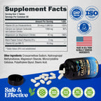 Calcium 1200 mg with Vitamin D3 - Calcium Citrate Supplements for Women & Men - Bone Health, Strength & Density - High Absorption & Slow Release - Lab Tested, Made in USA - 180 Tablets, 60 Days Supply