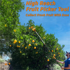 EXTEND-A-REACH 5-30 ft Telescoping Fruit Picker Pole with Basket
