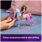 Unicorn Academy, Sophia & Wildstar Power of Friendship Set, Translucent Saddle & 2 Power Accessories, Dolls & Unicorn Toys for Girls Ages 4 and up