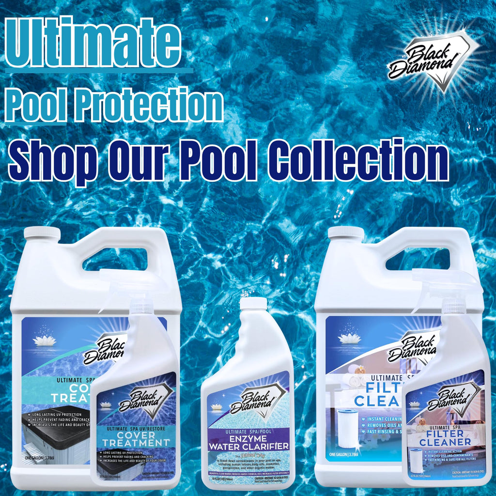 Black Diamond Stoneworks Ultimate Spa Filter Cleaner Fast-Acting Spray. Works Instantly on Hot Tub & Pool Filters Leaving Behind no Sticky Residue. Prolongs Filter Life and Pool Equipment. No Soaking
