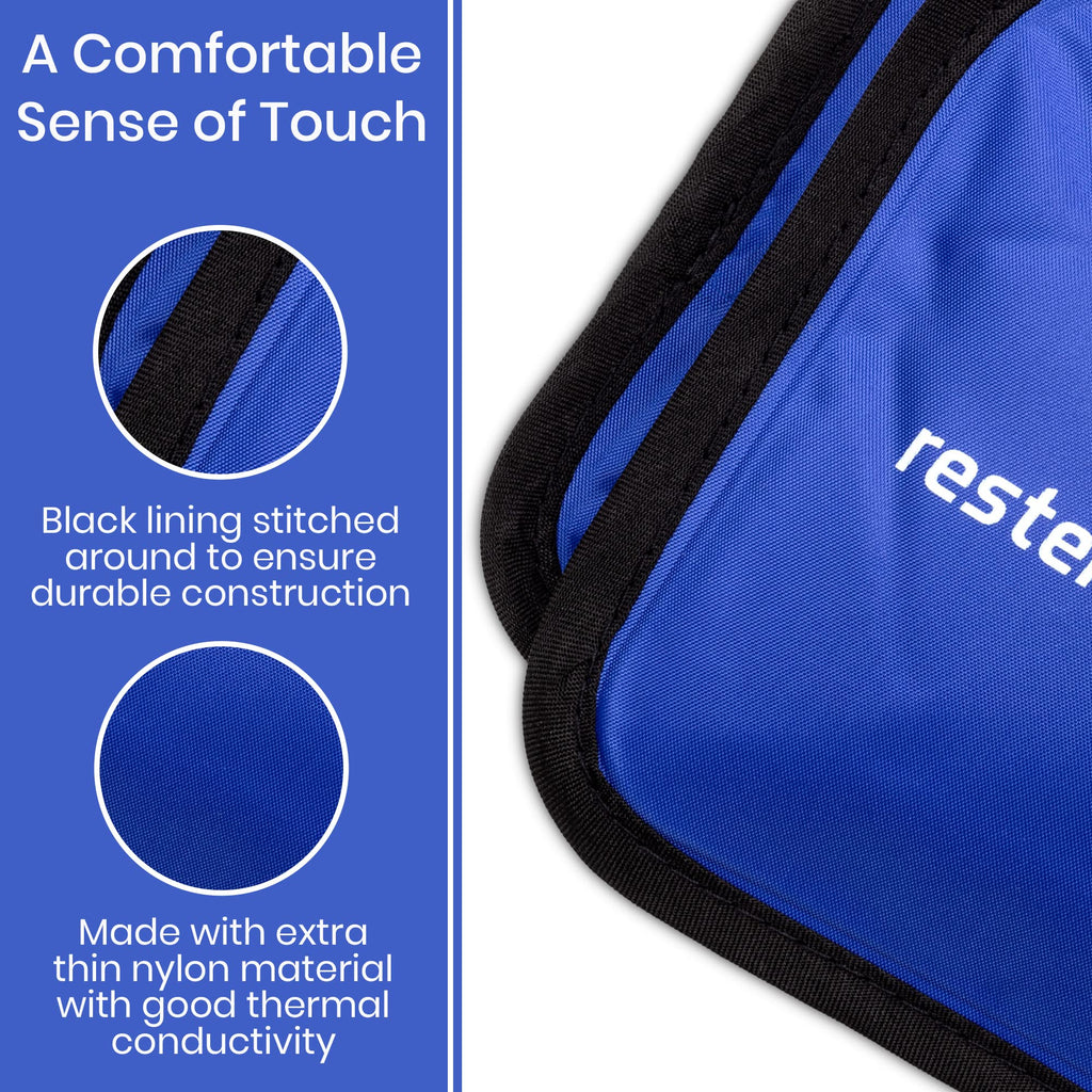 Ice Pack for Injuries Reusable, Soft Gel Flexible - (Large: 11"x14.5") for Hip, Shoulder, Knee, Back - Comfy Cold Pack Compress for Swelling, Bruises, Surgery (Lavender, 1 Pack)