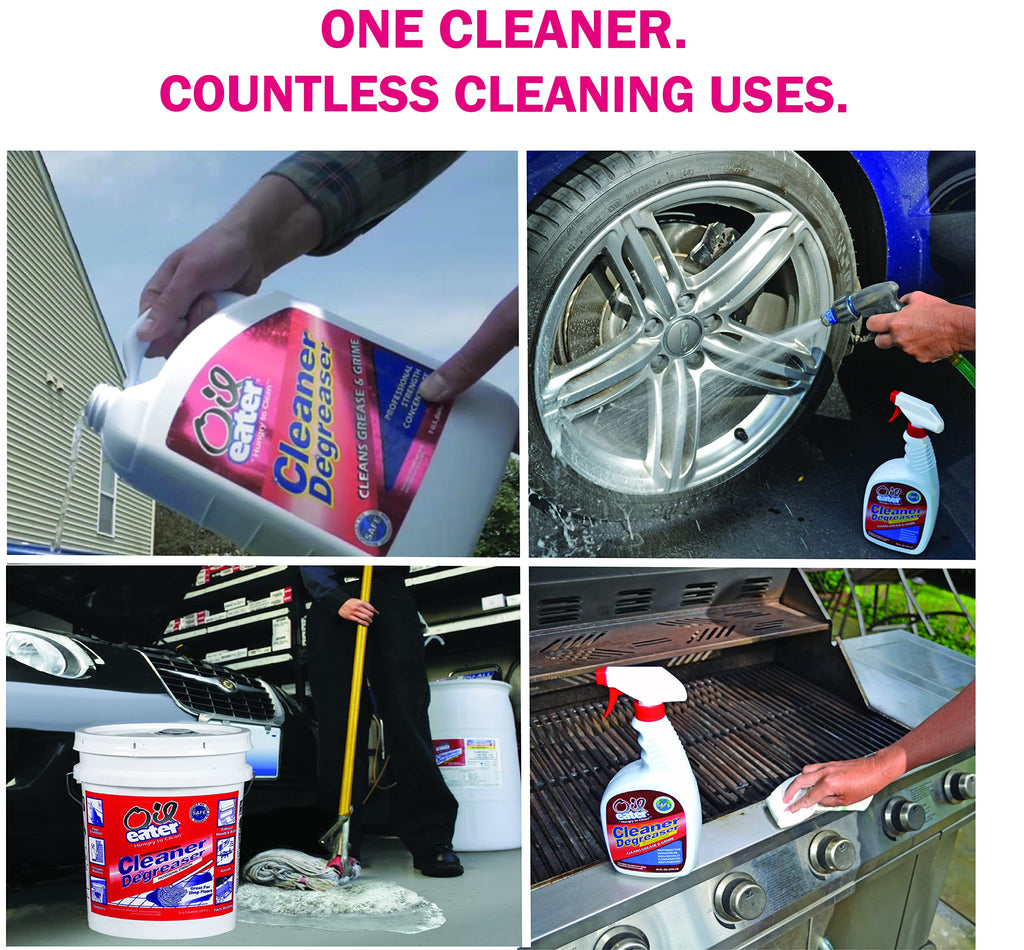 Oil Eater Original 1 Gallon Cleaner, Degreaser - Dissolve Grease Oil and Heavy-Duty Stains – Professional Strength