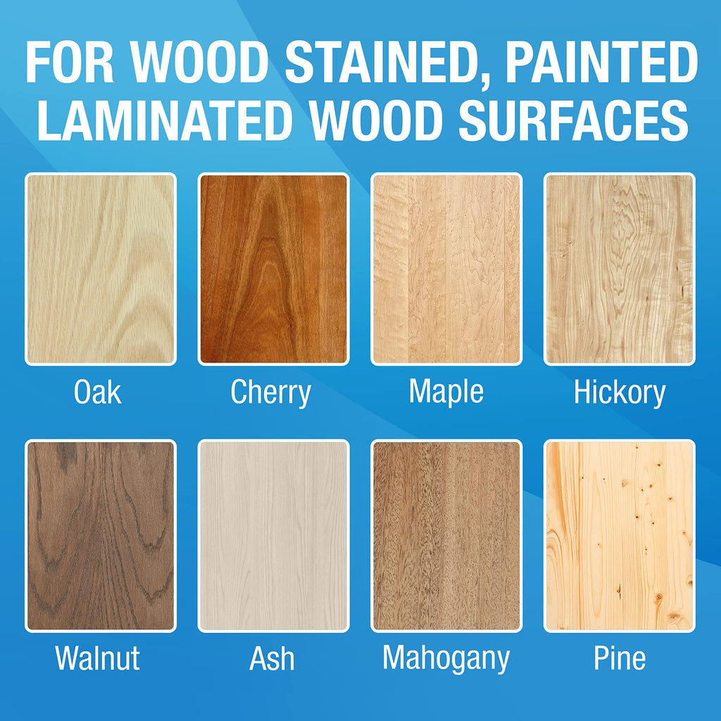 MiracleWipes for Wood Surfaces, Remove Dirt and Grime Buildup, Clean, Protect, and Polish Cabinets, Furniture, and Wood Floors, Great for Kitchen and Bathroom Cleaning Support - 60 Count (Pack of 2)